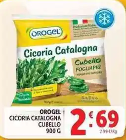 Deco Supermercati Orogel cicoria catalogna cubello offerta