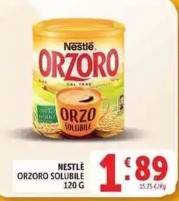 Deco Supermercati Nestlé Orzoro Solubile offerta