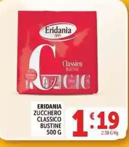 Deco Supermercati Eridania zucchero classico bustine offerta