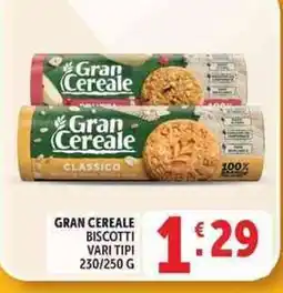 Deco Supermercati Gran Cereale biscotti offerta