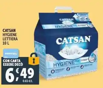 Catsan lettiera hygiène