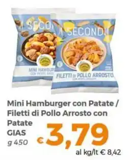 Tocal Mini Hamburger con Patate / Filetti di Pollo Arrosto con Patate offerta