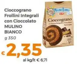 Tocal Cioccogranoc Frollini Integrali con Cioccolato Mulino Bianco offerta