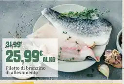 Banco Fresco Filetto di branzino di allevamento offerta