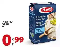 Vivo Supermercati Farina tipo 00 Barilla offerta