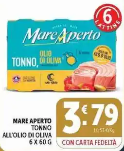 Deco Supermercati Mare Aperto Tonno all'olio di oliva offerta