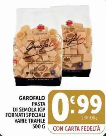 Garofalo pasta di semola IGP formati speciali varie trafile