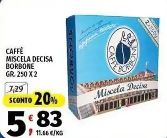 Caffè Miscela Decisa Borbone