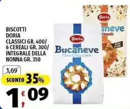 Vivo Supermercati Biscotti Doria Bucaneve offerta