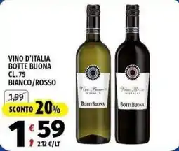 Vivo Supermercati Vino d'Italia Botte Buona offerta