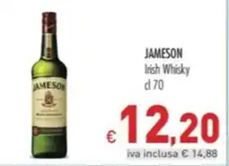Cash & Carry Grossy Jameson Irish Whisky offerta
