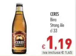 Cash & Carry Grossy Ceres birra strong ale offerta