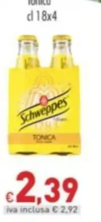 Cash & Carry Grossy Schweppes Tonica offerta
