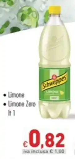 Cash & Carry Grossy Schweppes Limone offerta