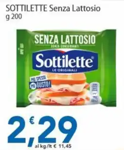 Sidis Sottilette senza lattosio offerta