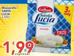 Sidis Mozzarella Santa Lucia offerta