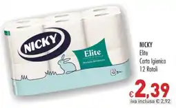Cash & Carry Grossy Nicky Elite Carta Igienica offerta