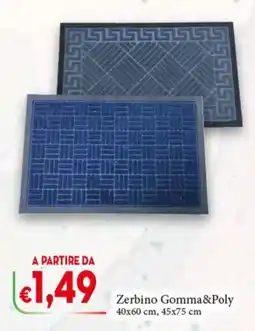 D'Italy Zerbino Gomma&Poly offerta