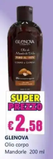Euroshop Glenova Olio corpo Mandorle offerta