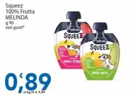 Sidis Squeez 100% Frutta Melinda offerta