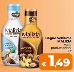 Ipercoop Radenza Bagno Schiuma Malizia offerta