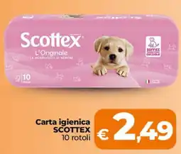Ipercoop Radenza Carta igienica Scottex offerta