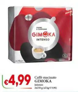 D'Italy Caffè macinato GIMOKA intenso offerta
