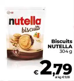 Ipercoop Radenza Nutella biscuits offerta