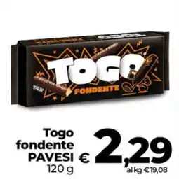 Ipercoop Radenza Togo fondente Pavesi offerta