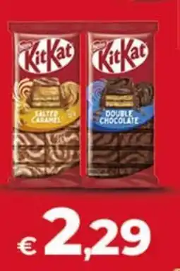 Ipercoop Radenza KitKat salted caramel/ double chocolate offerta