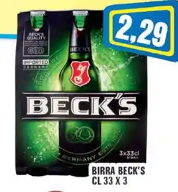 Punto Vigas Birra Beck's offerta