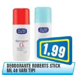 Punto Vigas Deodorante Roberts Stick offerta