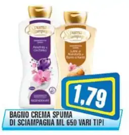 Punto Vigas Bagno crema spuma di sciampagna offerta