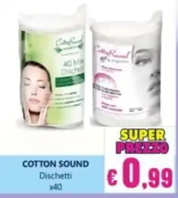 Euroshop Cotton Sound Dischetti offerta
