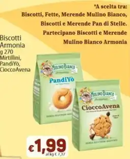 Sidis Biscotti e Merende Mulino Bianco Armonia offerta