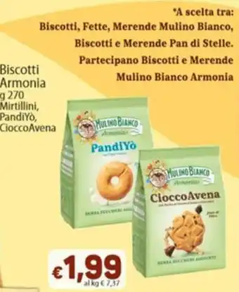 Biscotti e Merende Mulino Bianco Armonia