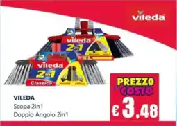 Euroshop Vileda Scopa 2in1 offerta