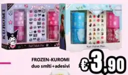 Euroshop Frozen-Kuromi duo smlti+adesivi offerta