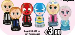 Euroshop bagni 3D Vari Personaggi offerta