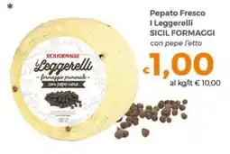 Tocal I Leggerelli formaggi primosale con pepe nero offerta
