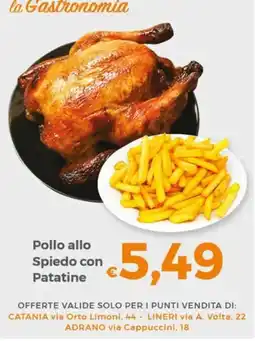 Tocal Pollo allo Spiedo con Patatine offerta