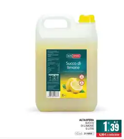 Centro Cash AltaSfera succo di limone offerta