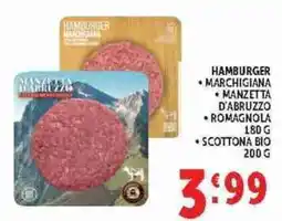 Deco Supermercati Hamburger Manzetta d'Abruzzo offerta