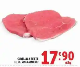Deco Supermercati Girello a fette di bovino adulto offerta