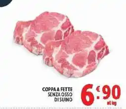 Deco Supermercati Coppa a fette senza osso di suino offerta