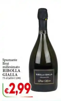 D'Italy Spumante Brut millesimato Ribolla Gialla offerta