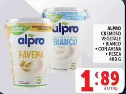 Deco Supermercati Alpro cremoso vegetale bianco con avena offerta