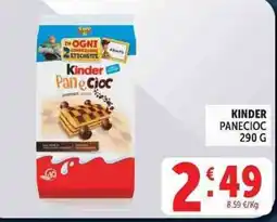 Deco Supermercati Kinder Pan e Cioc offerta
