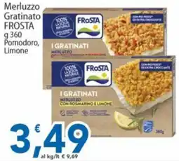 Sidis Merluzzo gratinato Frosta offerta