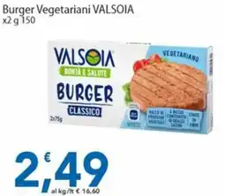 Sidis Burger Vegetariani VALSOIA offerta